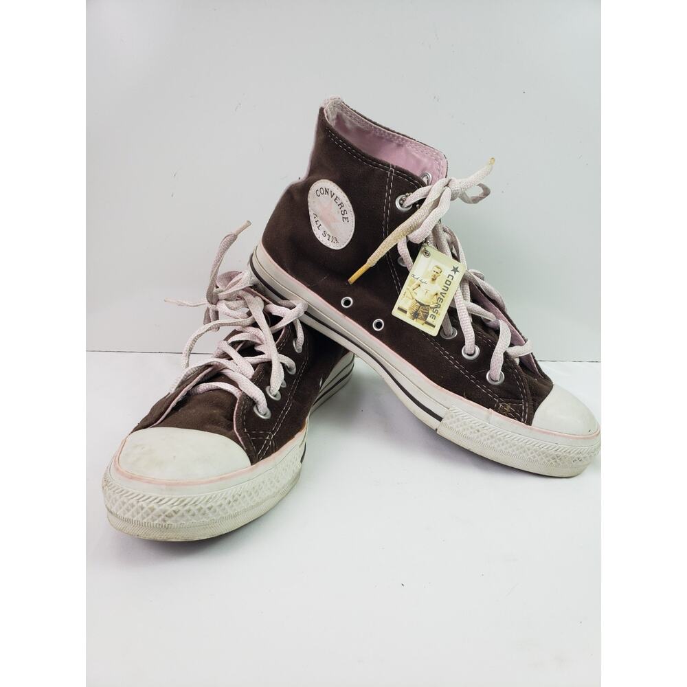 Y2K Converse All Star Women's Shoes Size 8 chuck Taylor Suede Sneakers 1T497